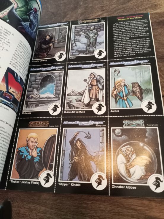 Dragon Magazine #180 With Dungeons And Dragons Cards Inside April 1992