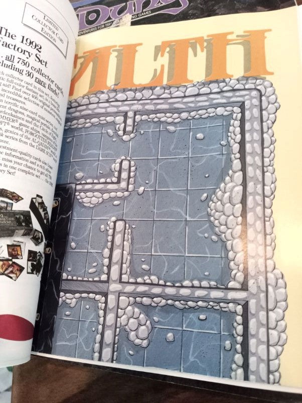 Dungeon Magazine #39 Vol. VII No. 3 With Map January/February 1992 TSR D&D