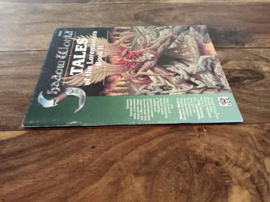 Shadow World Tales of the Loremasters Book II I.C.E. 6008 Rolemaster 1989