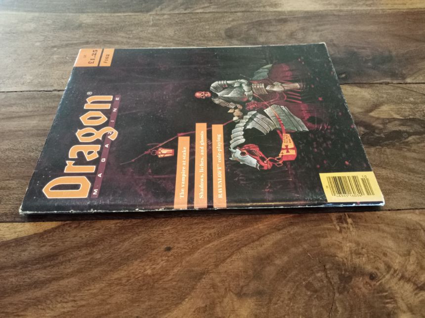 Dragon Magazine #162 1990 TSR AD&D