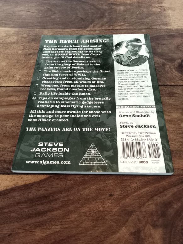 GURPS WWII Iron Cross Steve Jackson Games 2002