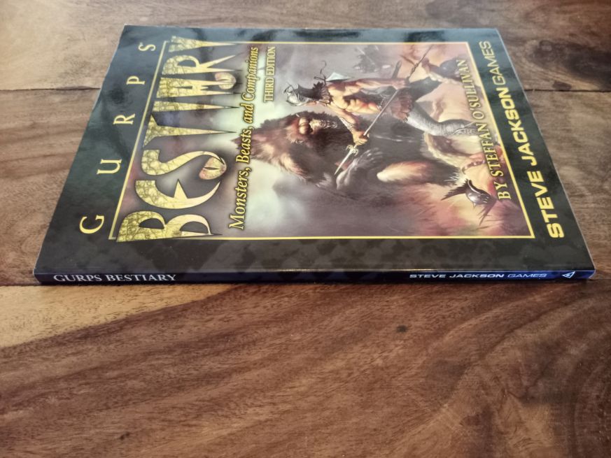 Gurps Bestiary Animals Monsters 2nd Ed Steve Jackson Games 1994