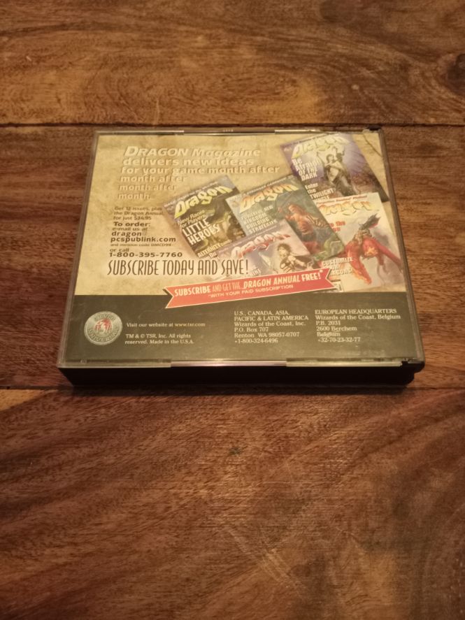 Dragon Magazine Archive #1-250 PC CD-Rom 5 Disc’s TSR