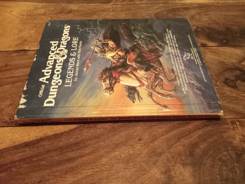 AD&D Legends & Lore Hardcover TSR 1985