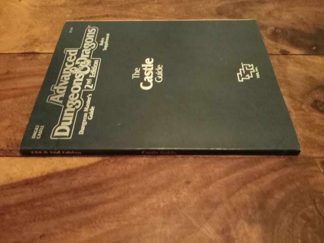 The Castle Guide Advanced Dungeons Dragons TSR 2114 AD&D 1990