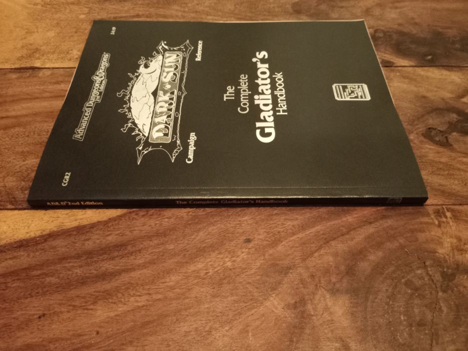 Dark Sun The Complete Gladiator's Handbook AD&D 2nd Edition TSR 1993