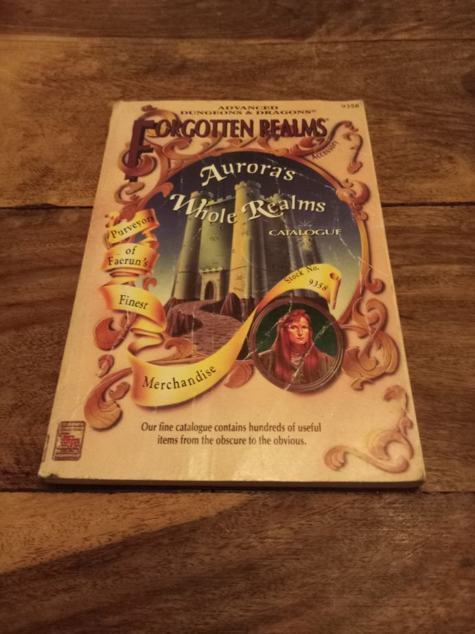 Realms Aurora's Whole Realms Catalogue AD&D 2nd Edition TSR