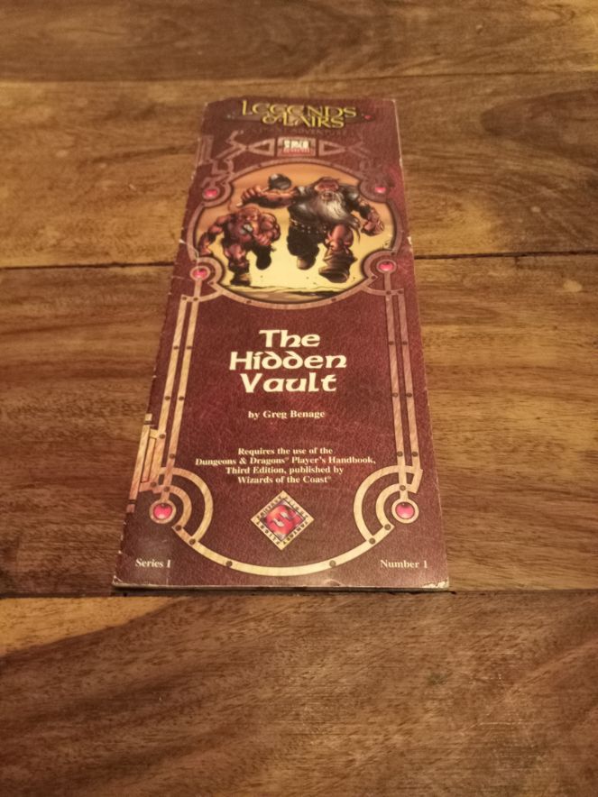 Legends & Lairs The hidden Vault d20 FFG 2001