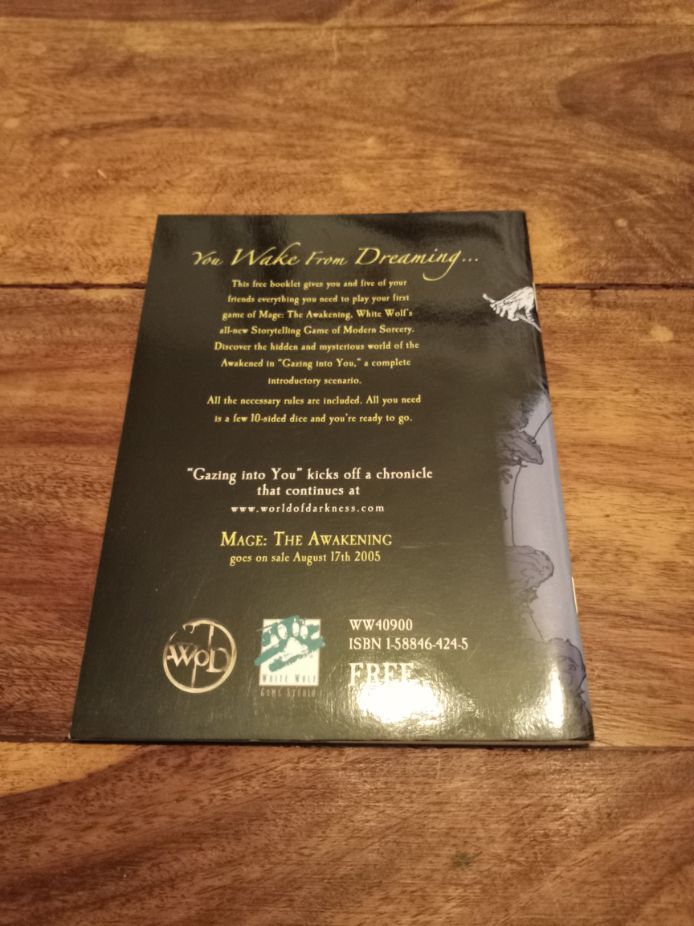 Mage The Awakening Gazing Into You Introductory Scenario White Wolf 2005