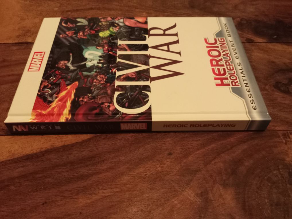 Marvel Civil War Essentials Event Heroic Roleplaying Margaret Weis Productions 2012