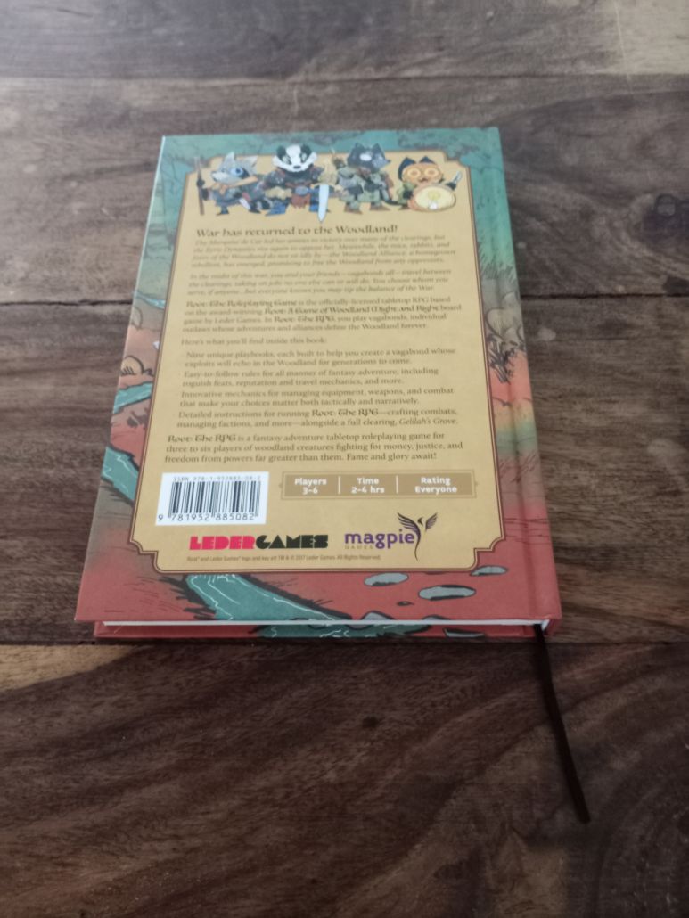 Root The Roleplaying Game Core Rulebook Hardcover Magpie Games 2022