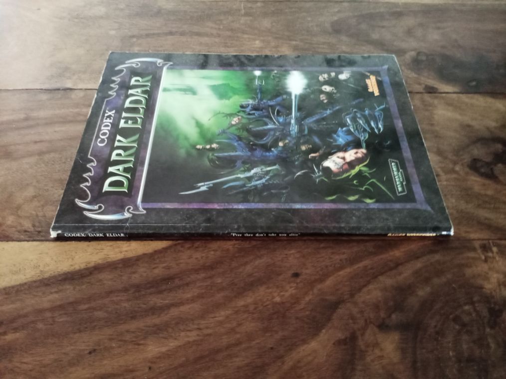 Warhammer 40k Dark Eldar Codex 3rd Edition 1st Printing Games Workshop 1998