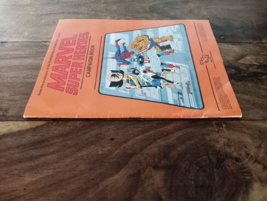 Marvel Super Heroes Campaign Book TSR 1984