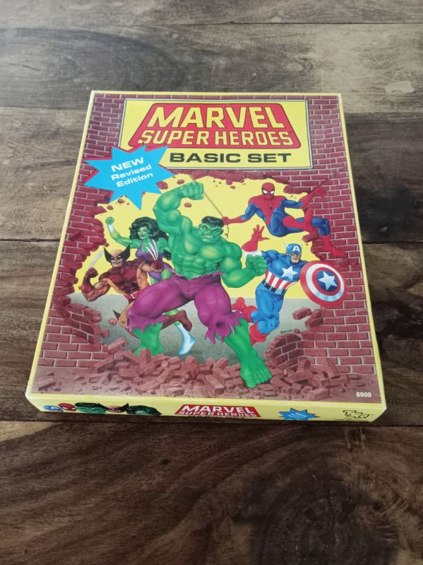 Marvel Super Heroes Revised Edition Basic Set TSR 1991