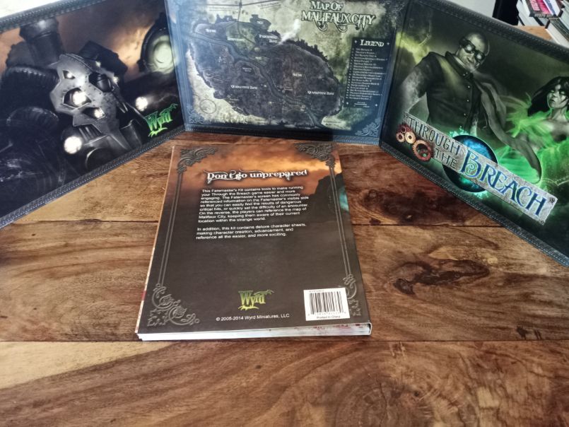 Malifaux Through The Breach The Fatemaster's Kit and GM Screen Wyrd Miniatures 2014