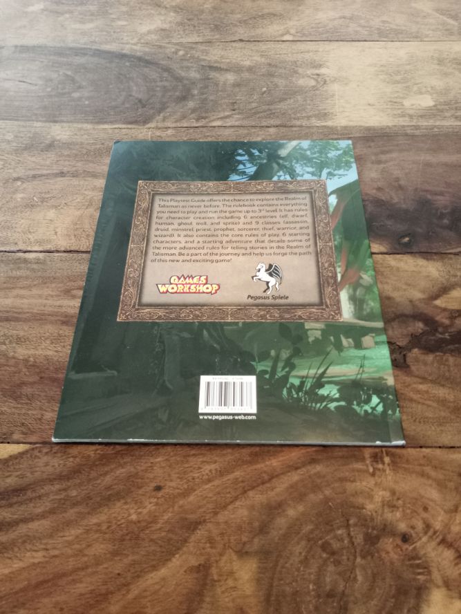 Talisman Adventures Playtest Guide Pegasus Spiele 2019