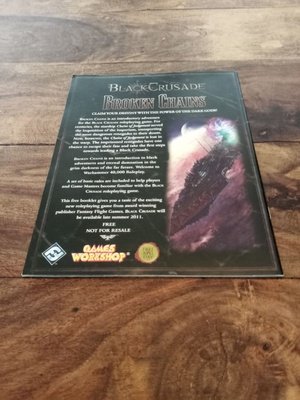 Black Crusade Broken Chains Warhammer 40K Fantasy Flight Games 2011