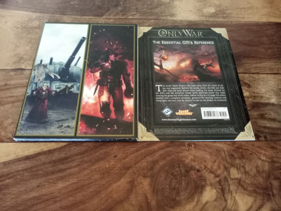 Only War Game Master Screen Game Master’s Kit Warhammer 40K Fantasy Flight Games 2012
