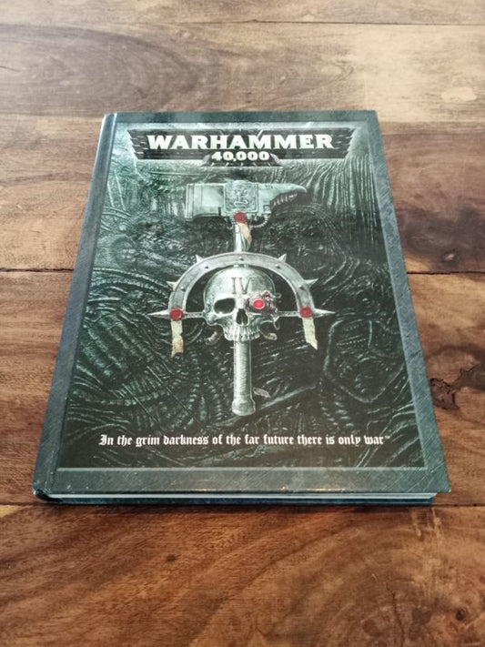 Warhammer 40,000 4th Edition Core Rulebook Hardcover Games Workshop 2004