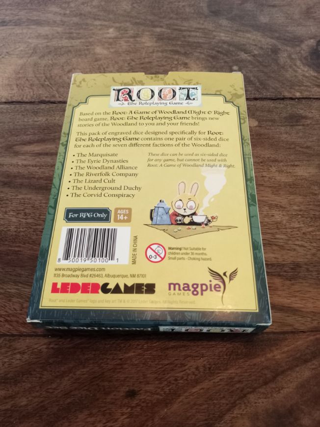 Root The Roleplaying Game Faction Dice Set Magpie Games 2022