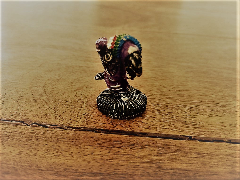Warhammer Fantasy Tzeentch Sorcerer Flying Disk Metal Games Workshop