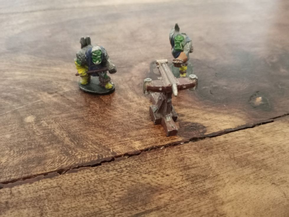 Grenadier Miniatures Orc's with Ballista Metal X683 1987