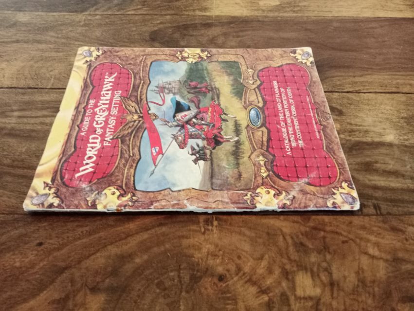 AD&D A Guide to the World of Greyhawk TSR 1983