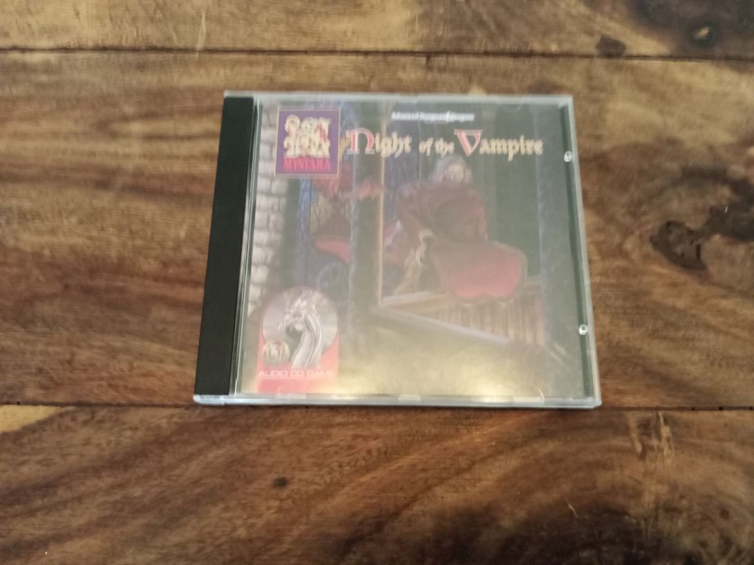 Mystara Night of the Vampire AD&D With Map and CD TSR 1994