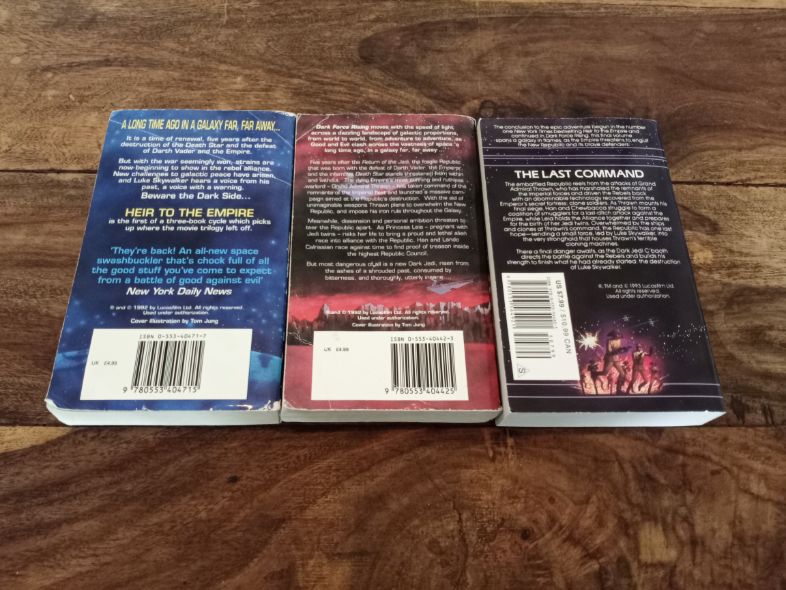 Star Wars Thrawn Trilogy 1 - 3 Timothy Zahn 1992
