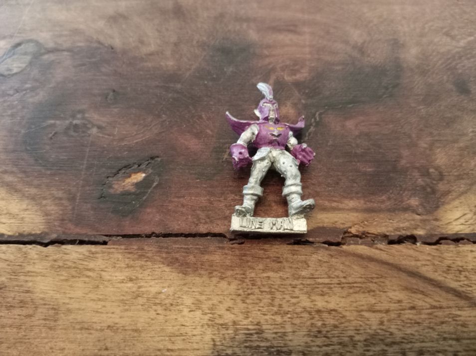 Blood Bowl Dark Elf 2nd Edition Lineman Metal Games Workshop 1988