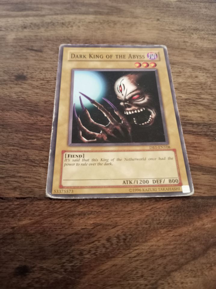yugioh abyss cards Yu-Gi-Oh! Dark King of the Abyss DB1-EN108 – AllRoleplaying.com