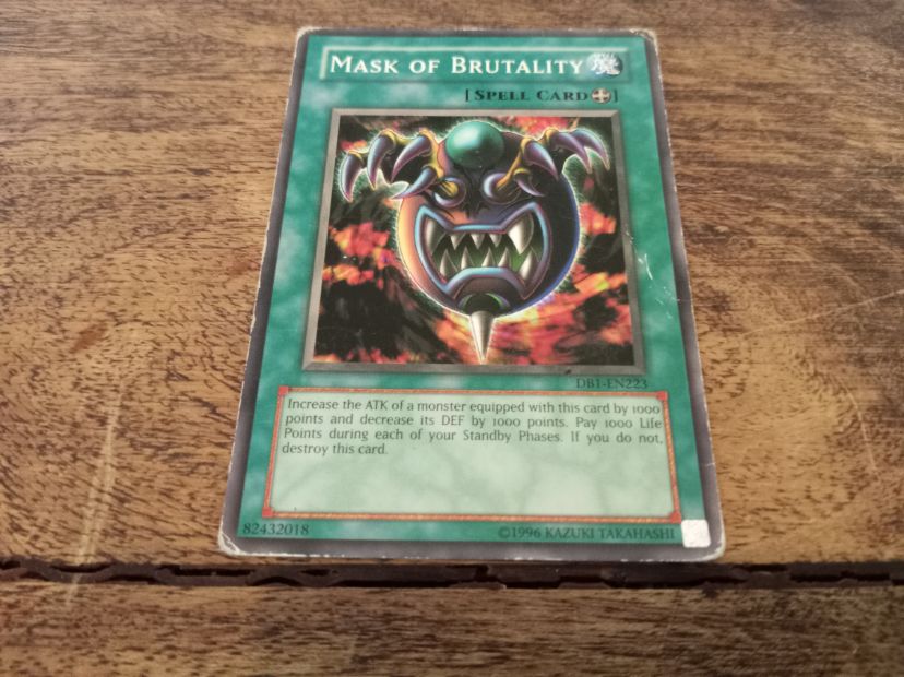 Yu-Gi-Oh! Mask of Brutality DB1-EN223 AllRoleplaying.com Yu-Gi-Oh! Mask of Brutality DB1-EN223 AllRoleplaying.com