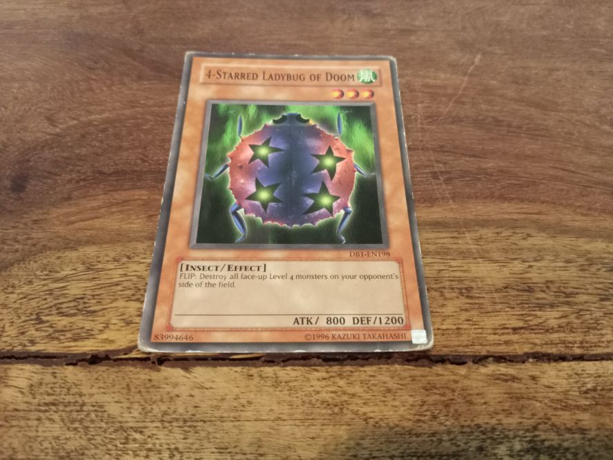 Yu-Gi-Oh! 4-Starred Ladybug Of Doom DB1-EN198