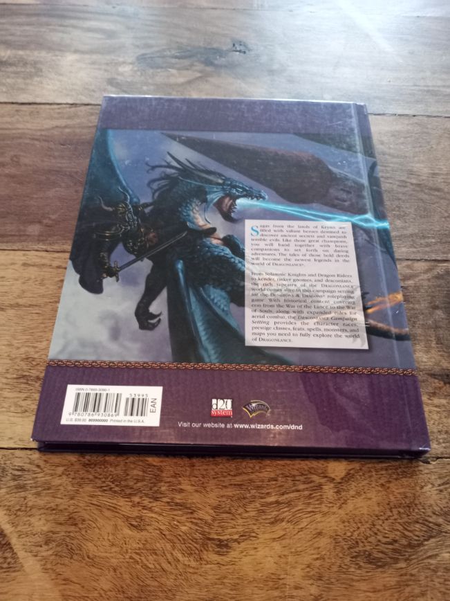 Dragonlance Campaign Setting Hardcover Wizards of the Coast 2003