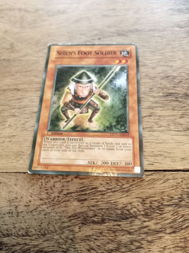 gun yugioh card BP01-EN159 Backup Warrior : Starfoil Rare 1st Edition Mint Card:: Unicorn Cards Demonic Spirit Gun : Yu