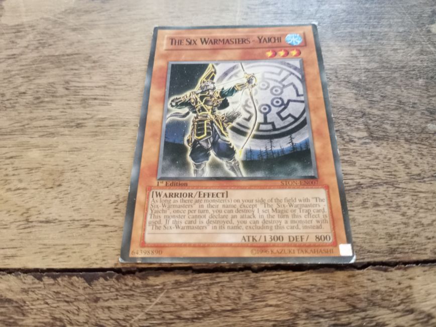 Yu-Gi-Oh! The Six Samurai - Yaichi STON-EN007 1st Edition
