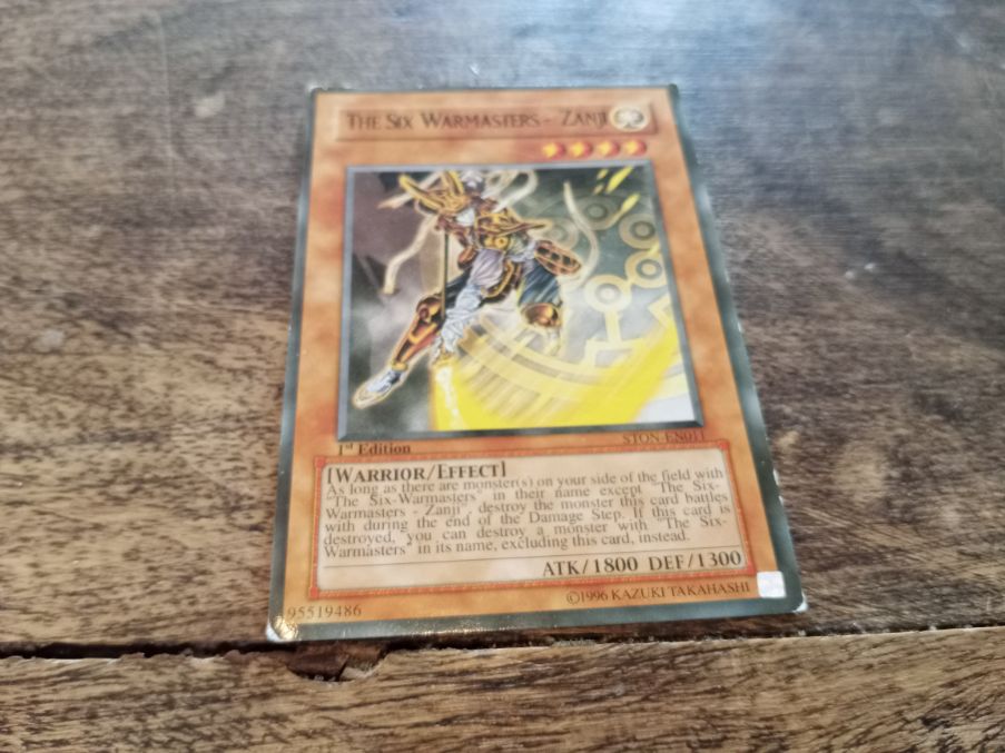 Yu-Gi-Oh! The Six Samurai - Zanji STON-EN011 1st Edition