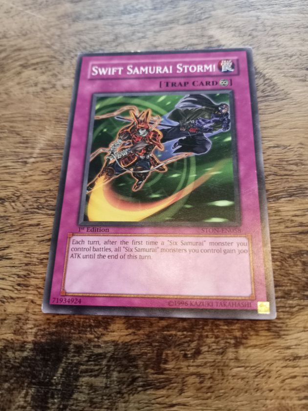 Yu-Gi-Oh! Swift Samurai Storm! STON-EN058 AllRoleplaying.com Yu-Gi-Oh! Swift Samurai Storm! STON-EN058 AllRoleplaying.com