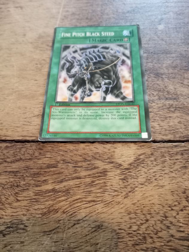 Yu-Gi-Oh! Fine Pitch Black Steed STON-EN040