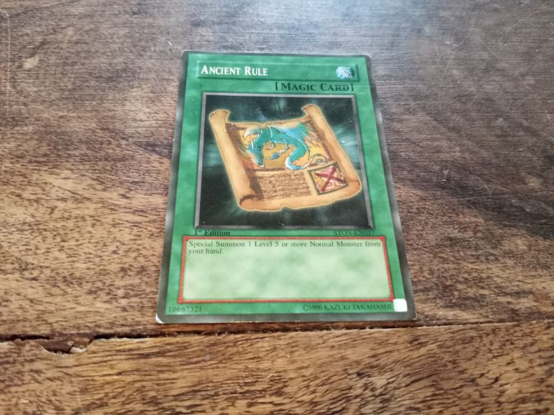 Yu-Gi-Oh! Ancient Rules STON-EN037