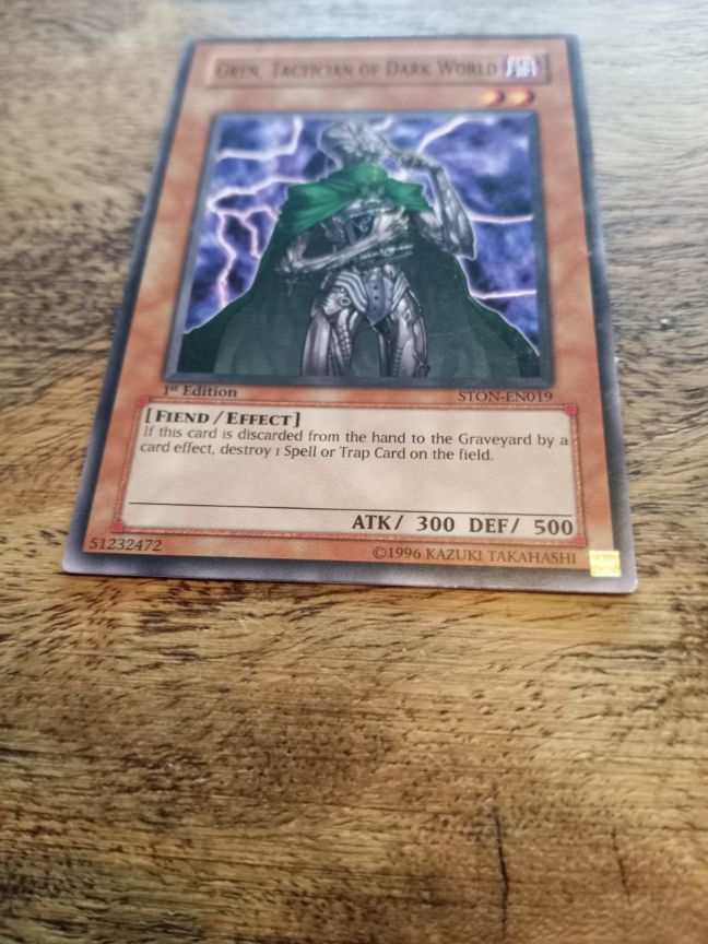 Yu-Gi-Oh! Gren, Tactician Of Dark World STON-EN019