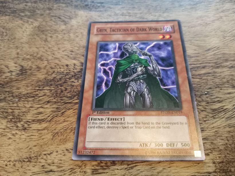 Yu-Gi-Oh! Gren, Tactician Of Dark World STON-EN019 AllRoleplaying.com Yu-Gi-Oh! Gren, Tactician Of Dark World STON-EN019 AllRoleplaying.com