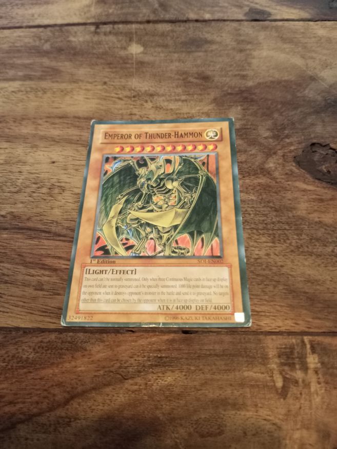 Yu-Gi-Oh! Emperor of Thunder Hammon SOI-EN002