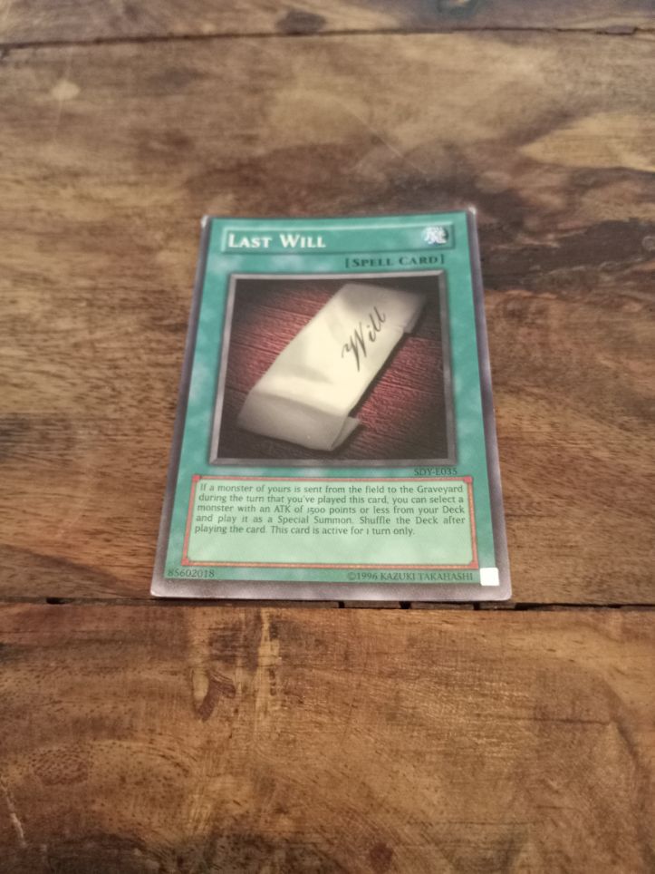 Yu-Gi-Oh! Last Will SDY-E035