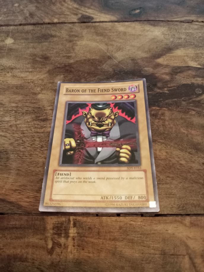 Yu-Gi-Oh! Baron of the Fiend Sword SDY-E033