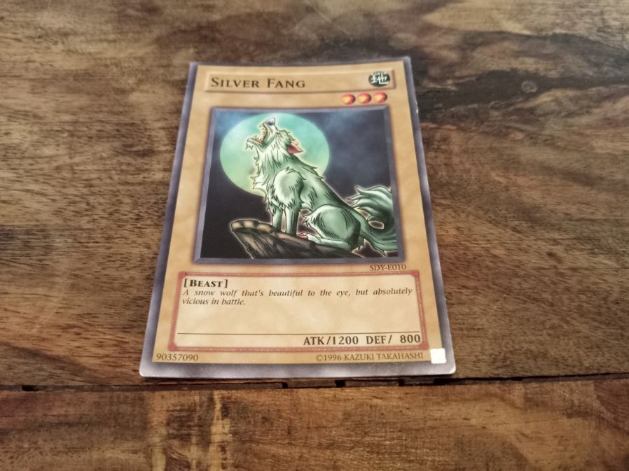 silver card yugioh Yu-Gi-Oh! Silver Fang SDY-E010 – AllRoleplaying.com