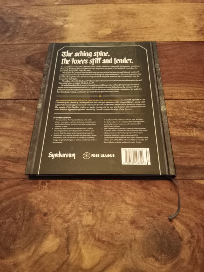 Symbaroum The Haunted Waste Hardcover Modiphius Entertainment 2021