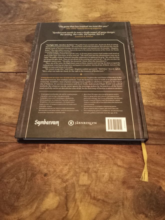 Symbaroum Core Rulebook Hardcover Modiphius Entertainment 2016