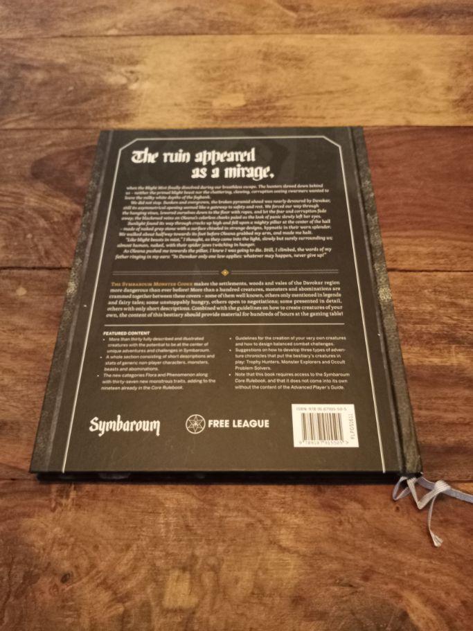 Symbaroum Monster Codex Hardcover Modiphius Entertainment 2018