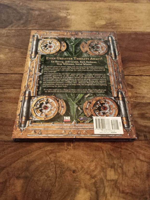 Dungeons & Dragons Monster Manual II D&D 3.5 Wizards of the Coast 2002